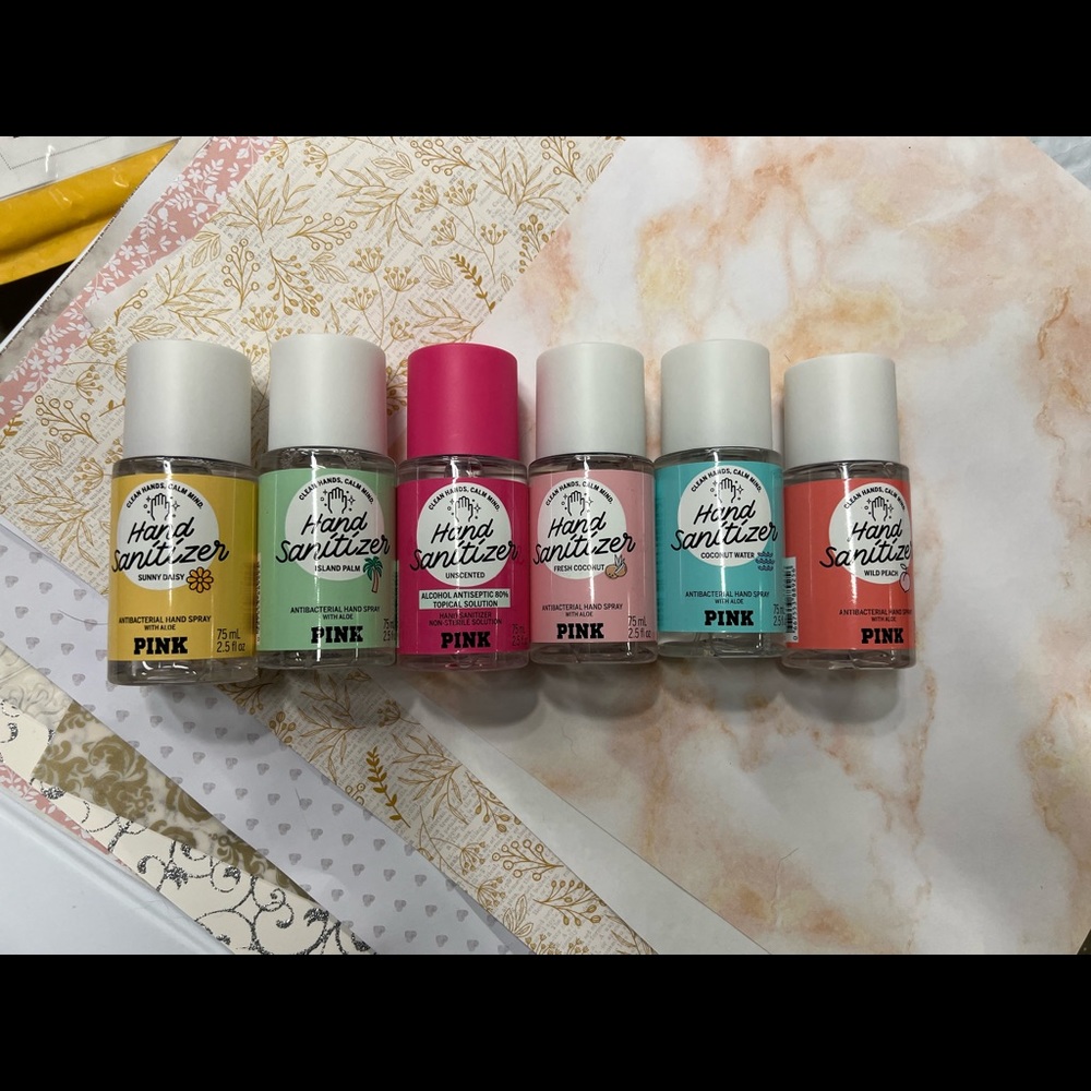 PINk hand sanitizer spray